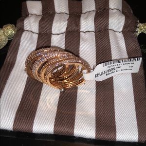 Henri Bendel Rose Gold Petite Ring stack
